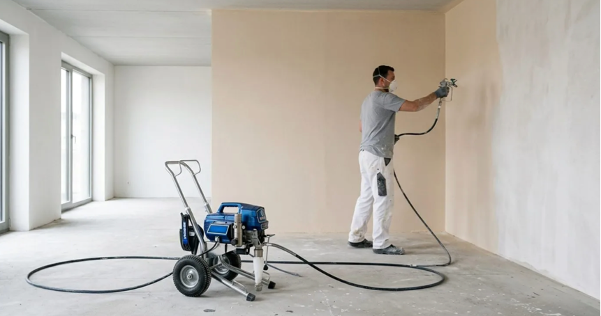 Airless für Spachtelmasse: Düse, Druck und Verdünnung richtig einstellen Airless für Spachtelmasse Düse, Druck und Verdünnung richtig einstellen